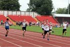 Boys under-13s 100 metres at the Gateshead Tartan Games Open.